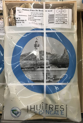 Huîtres fines de Bretagne nord