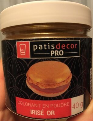 Colorant en poudre irisé or