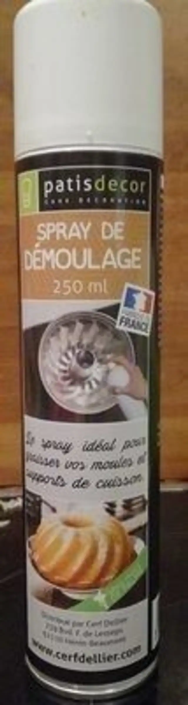 Spray de démoulage front packaging