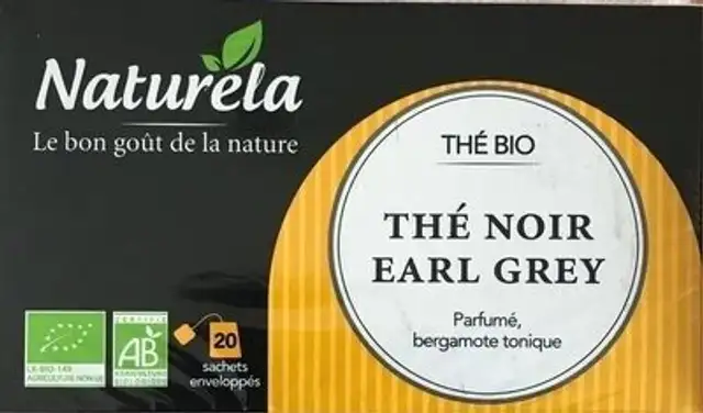 Thé Noir Earl Grey front packaging