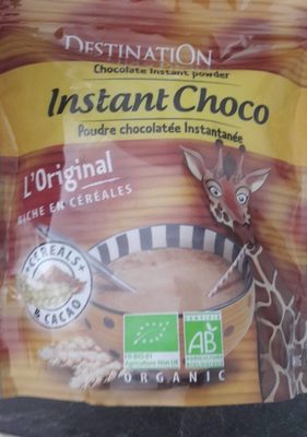 Chocolat instantanée front packaging