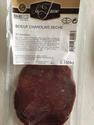 Boeuf charolais seche front packaging