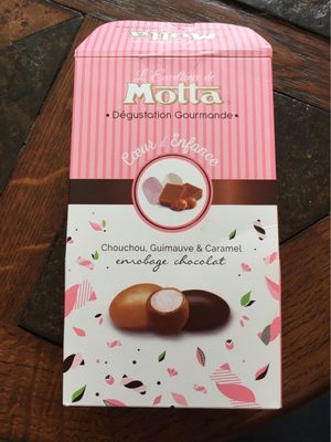 Bonbons Chouchou, guimauve & caramel Motta front packaging