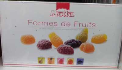 Formes de fruits front packaging