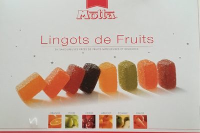 Lingots de Fruits front packaging
