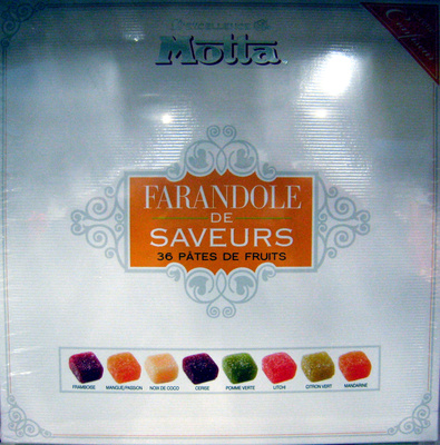 Farandole de saveurs 36 pâtes de fruits Motta front packaging
