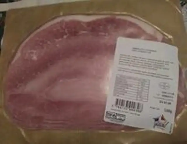 Jambon cuit supérieur avec couenne