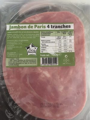 Jambon de Paris 4 tranches