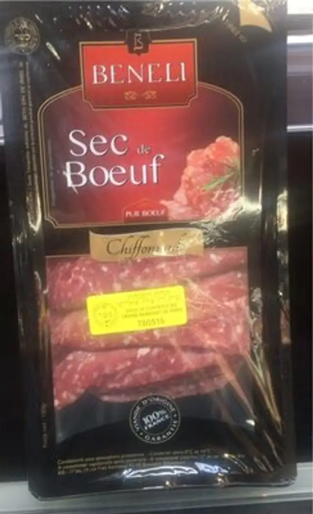 Saucisson sec pur boeuf