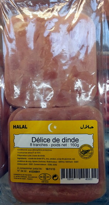 Délice de dinde front packaging