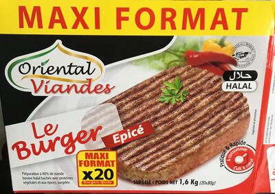 Le burger front packaging