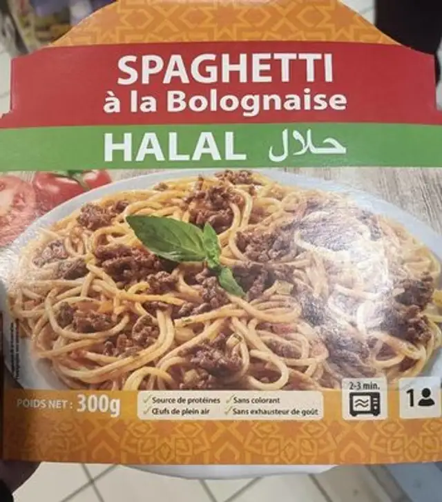 Spaghetti à la bolognaise Halal