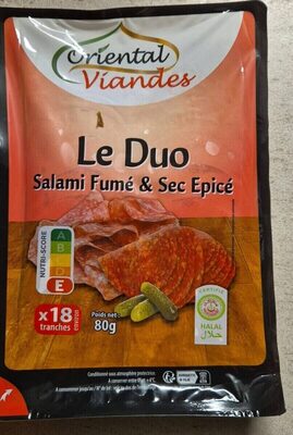 Le duo salami fumé et sec epice