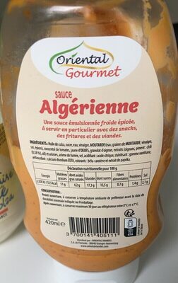 Sauce algérienne