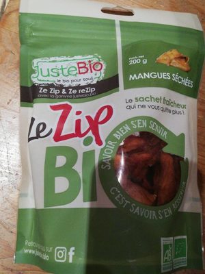 Mangues sechees le zip bio front packaging