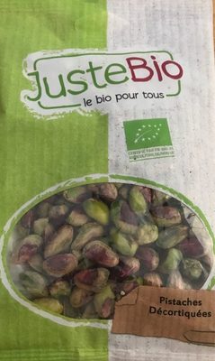 Pistaches Décortiquées front packaging