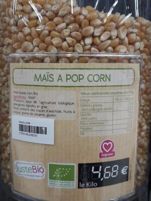 Maïs à popcorn