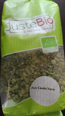 Pois Cassés Verts front packaging