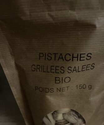 Pistaches grillées salées bio