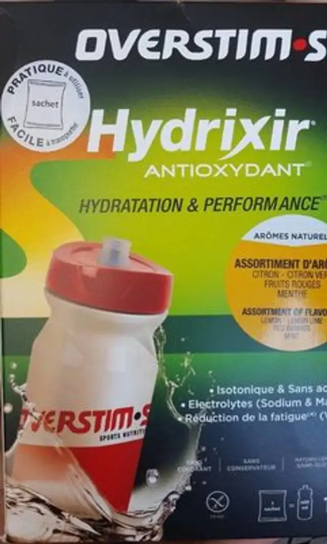 Hydrixir antioxydant front packaging