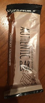 Authentic Bar - Saveur Chocolat Cacahuètes - 65GR - Overstims