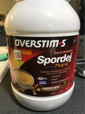 Spordej Muesli front packaging