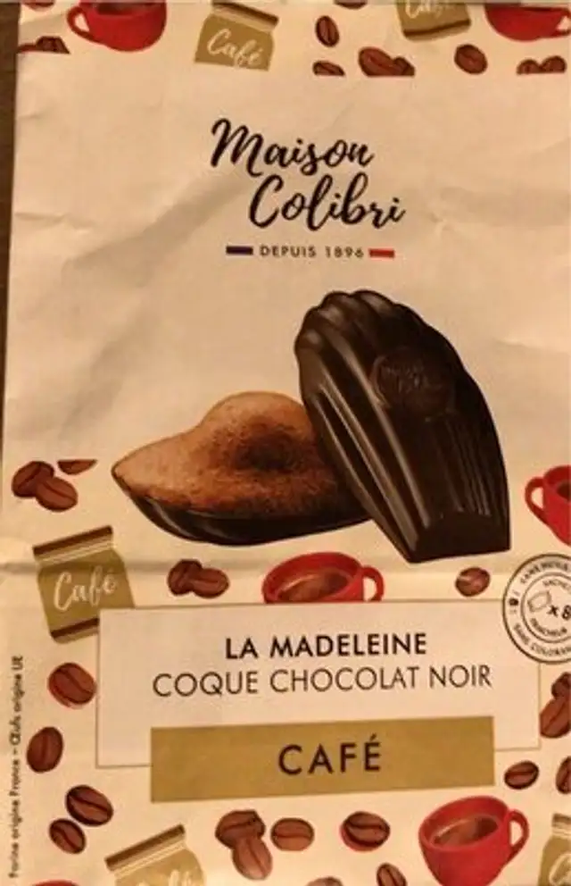 La Madeleine - Coque chocolat noir - café