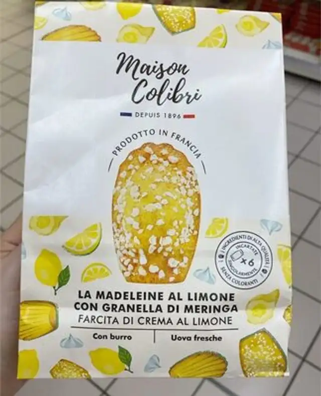 Madeleine al limone