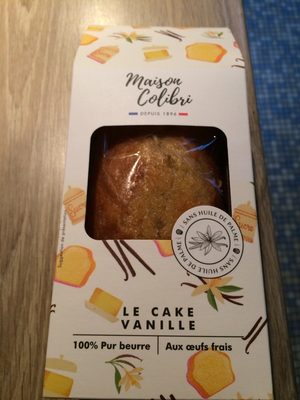 Le cake vanille