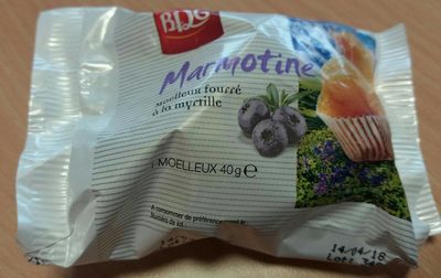 Moelleux fourré à  la myrtille