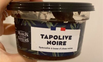 Tapolive noire front packaging