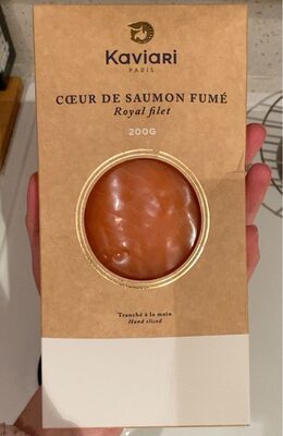 Coeur de saumon fumé