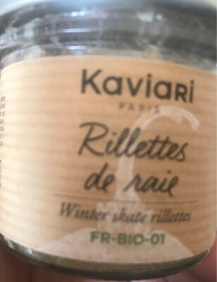Rillettes de raie front packaging