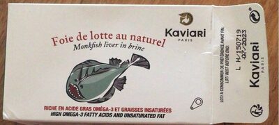 Foie de lotte au naturel