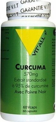 Curcuma + Poivre Noir - 60 Capsules - Vitall+