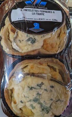 2 Tartelettes Fermières à la fourme