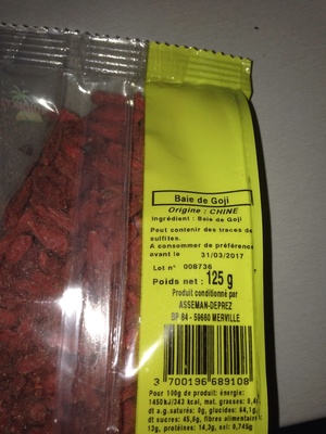 Baie de goji