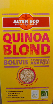 Quinoa blond bio front packaging