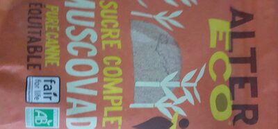 Sucre Cmplet Muscovado front packaging