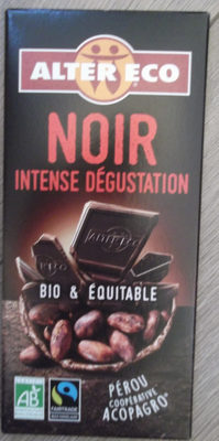 Chocolat noir intense dégustation