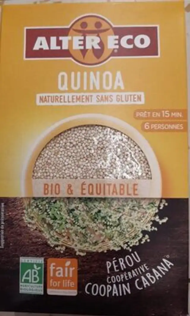 Quinoa front packaging