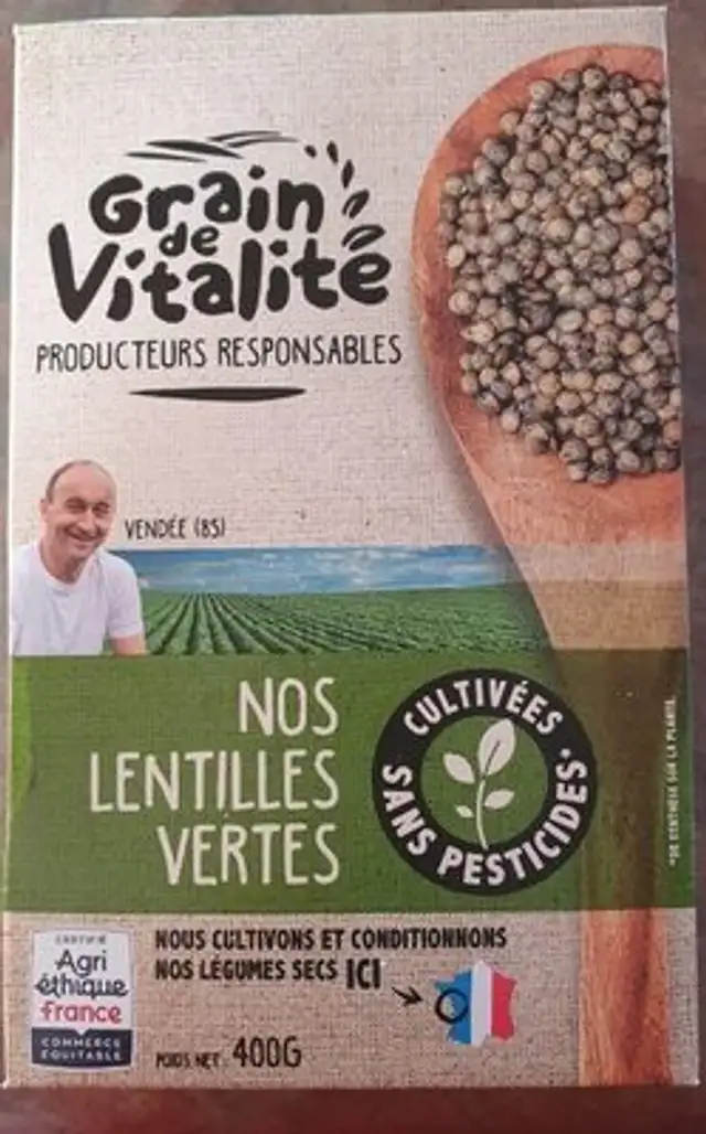 Lentilles vertes