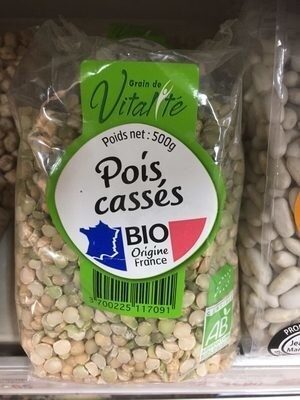 Pois Cassés Bio Grain De Vitalité
