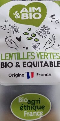 Lentilles vertes bio