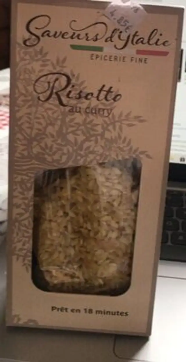 Risotto au curry
