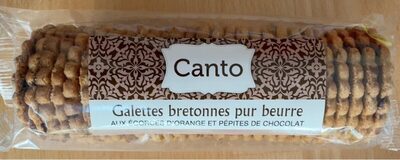 Galettes aux écorces d’orange et pépites de chocolat