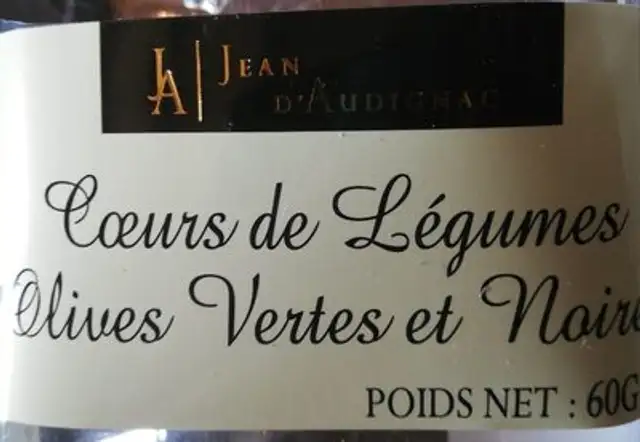 Cœurs de légumes Olives vertes et noires