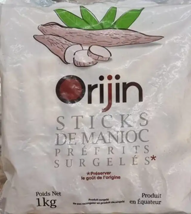 Sticks de Manioc prefrits