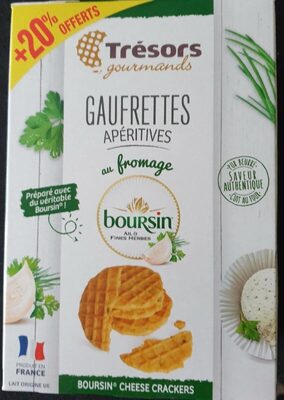 Gaufrettes apéritives front packaging