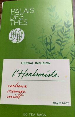 Infusion verveine front packaging